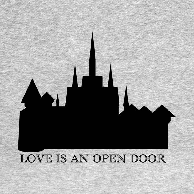 Love Is An Open Door Castle by duchessofdisneyland